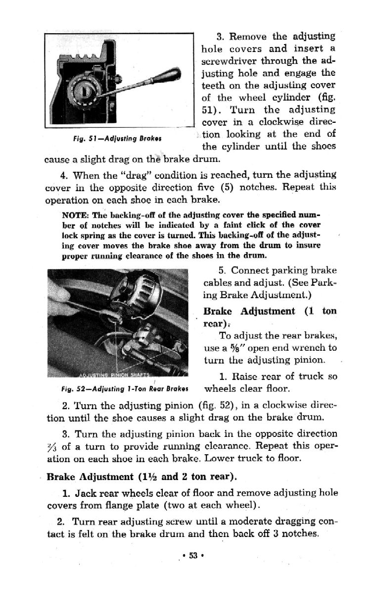 1951 Chevrolet Trucks Operators Manual Page 42